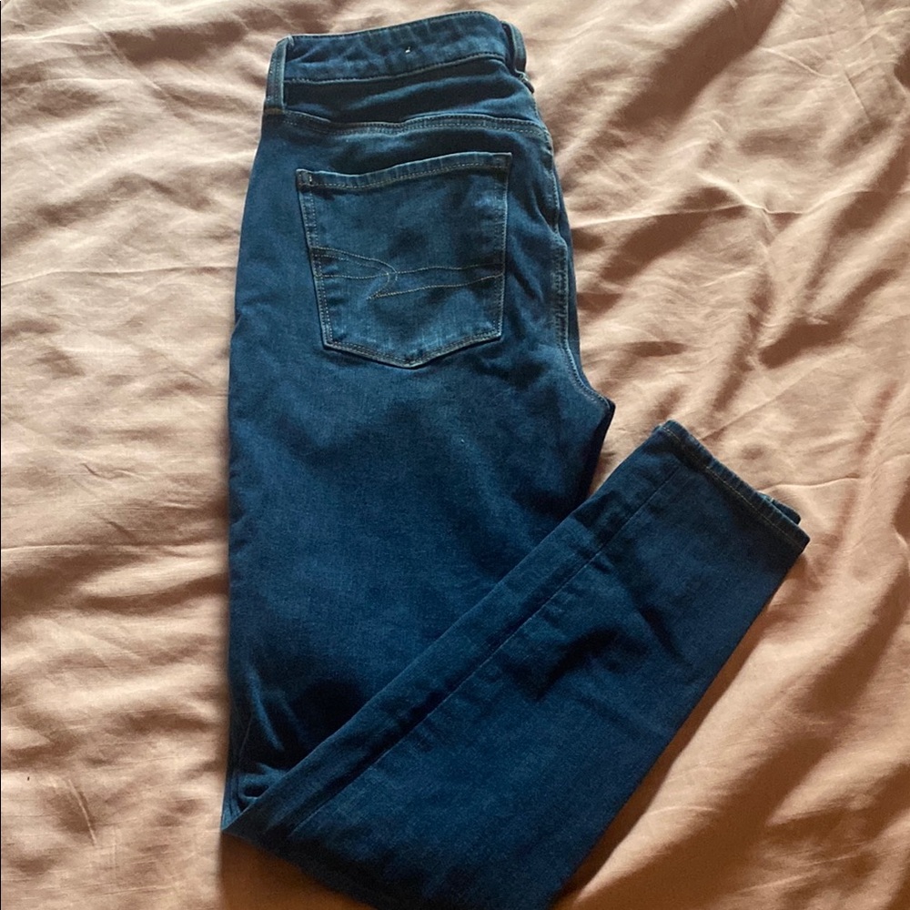 American Eagle Skinny Dark Blue Jeans/Jeggings